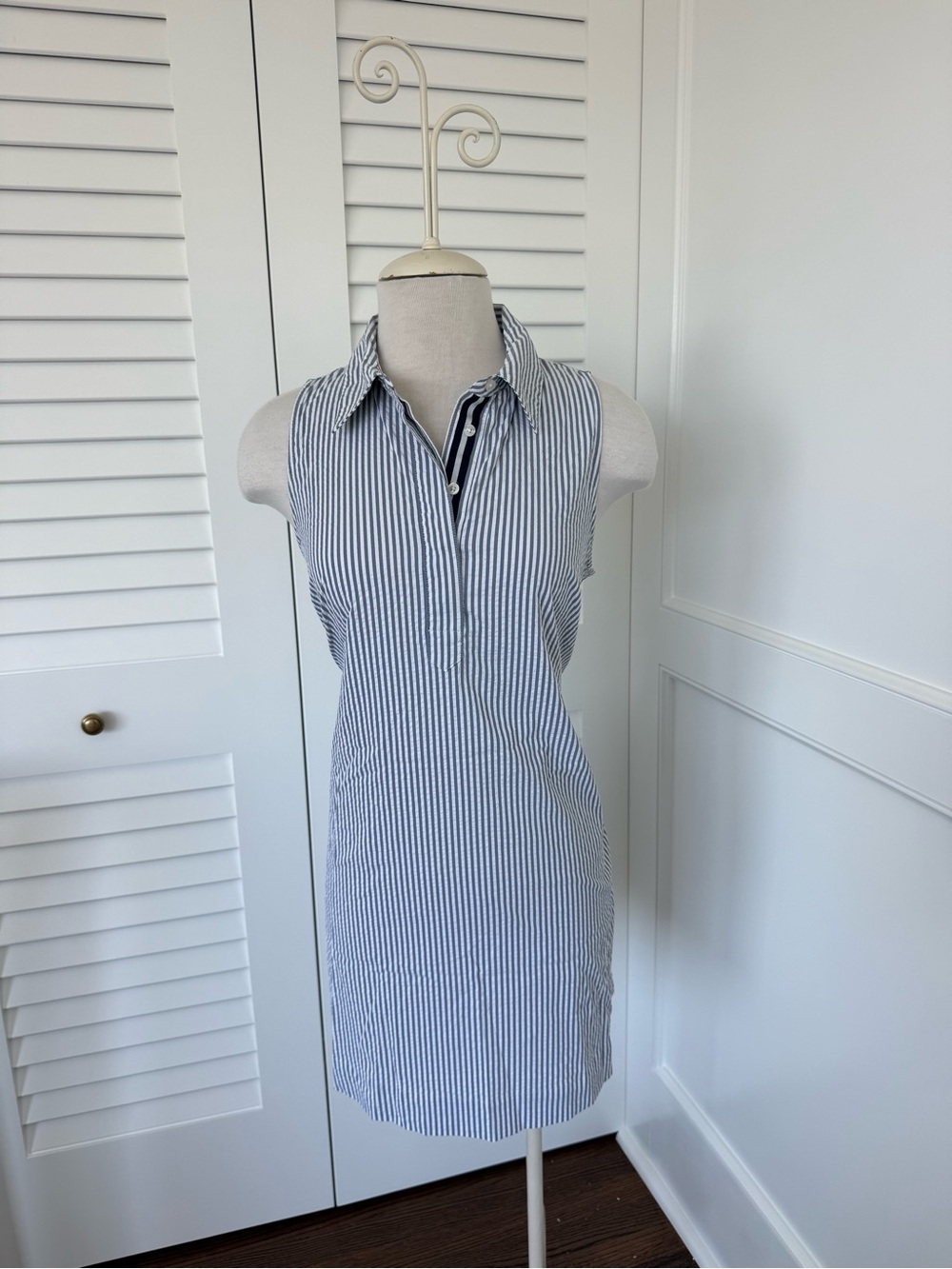 Vineyard Vines Navy & White Striped Sleeveless Cover-Up